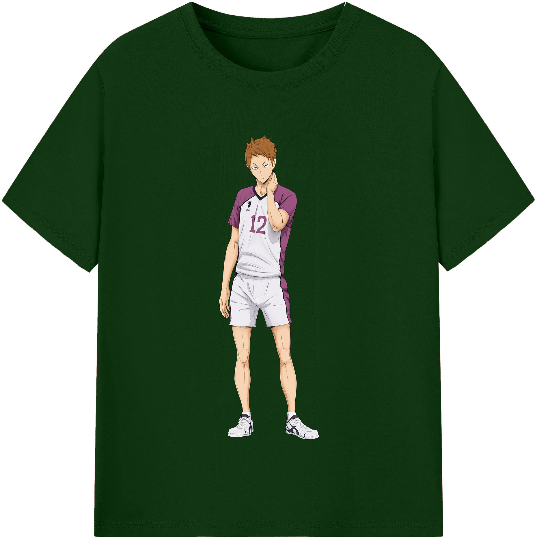 （画像用） ハイキュー!! Haikyu!! 綿100％半袖Tシャツ（フロントプリント）
